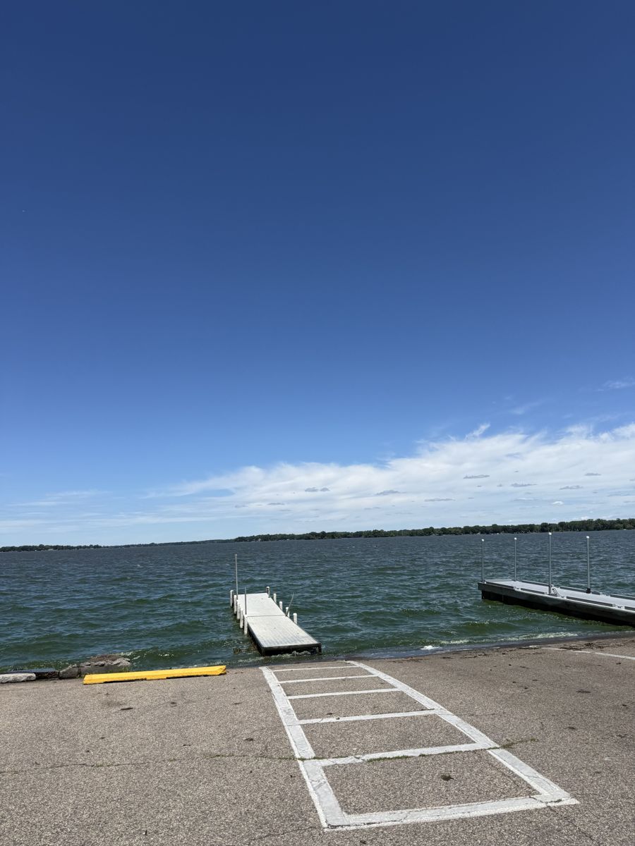 The pier on Beaver Dam Lake